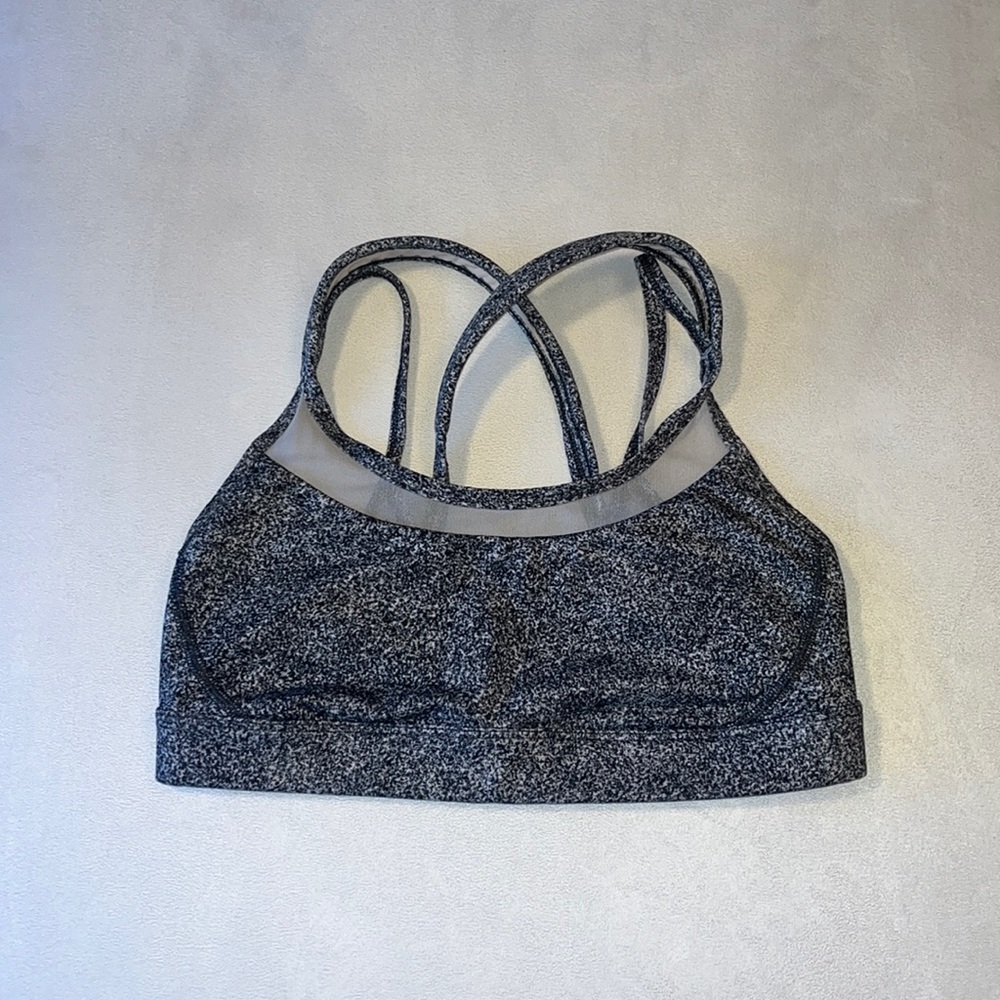 Lululemon Limited Edition pattered Sports Bra size 4